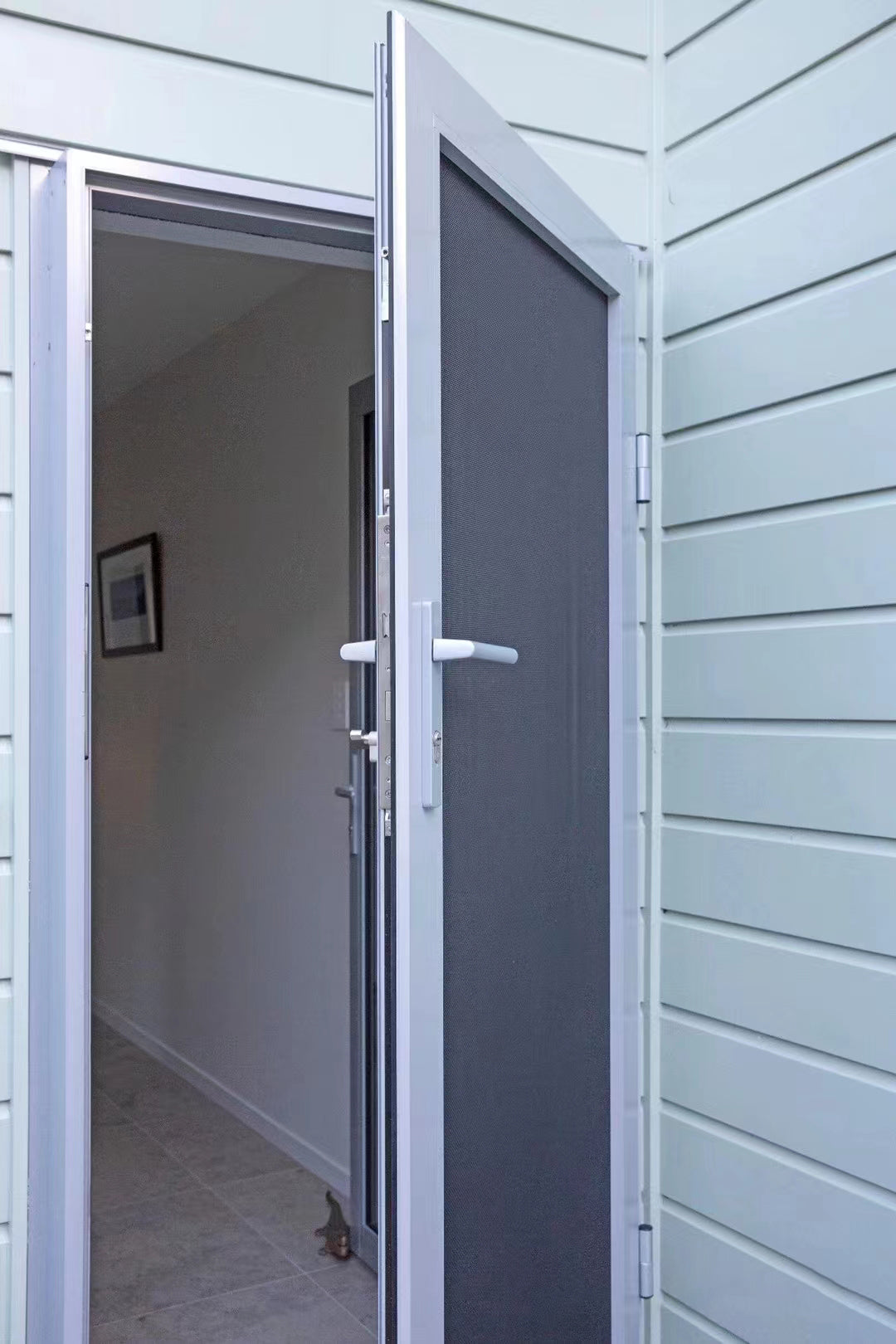 Security Side-Hung Screen Door