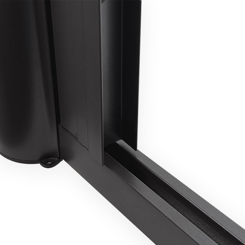 Moore Deckard Customized Invisible Screen Windows With Fiberglass 1.2mm Thickness Aluminum Alloy Sliding Screen Doors With Roller System