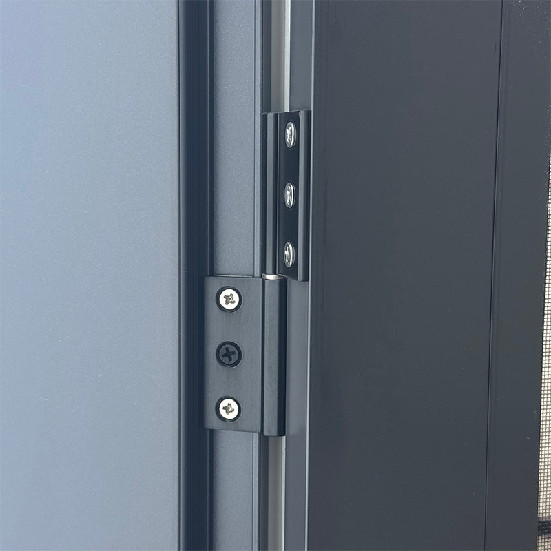 Moore Deckard Magnetic Side-Hung Screen Door With HD View And Prefect Breathability Alloy Aluminum Security Screen Door For Entry Door, Patio, And Garage