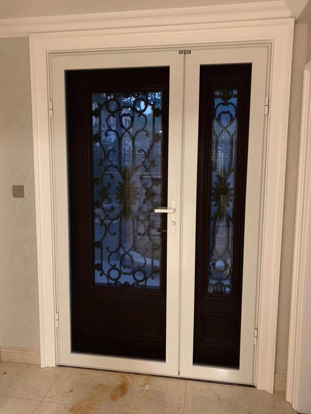 Security Side-Hung Screen Door