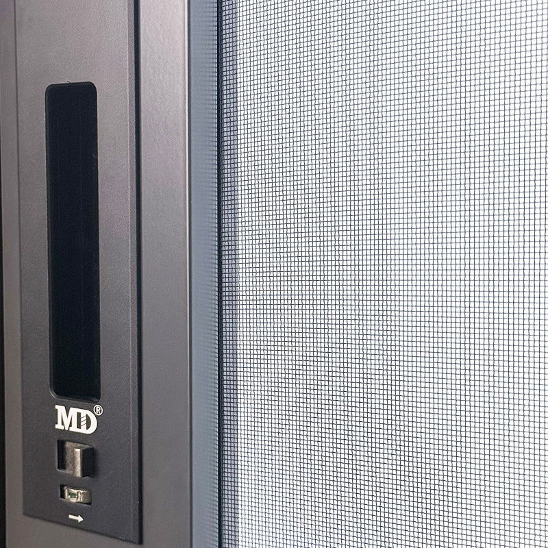 Moore Deckard Magnetic Side-Hung Screen Door With HD View And Prefect Breathability Alloy Aluminum Security Screen Door For Entry Door, Patio, And Garage