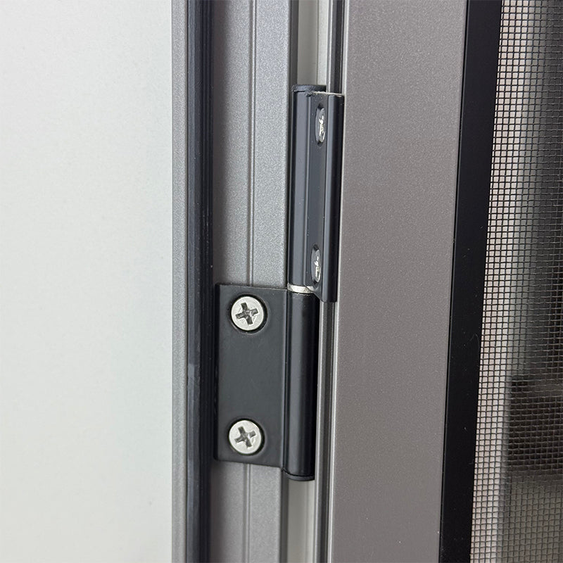 Moore Deckard Wholesale Build-In And Inward Opening Kid Security Screen Door Removable Side-Hung Child Friendly Invisible Screen Window With combination lock