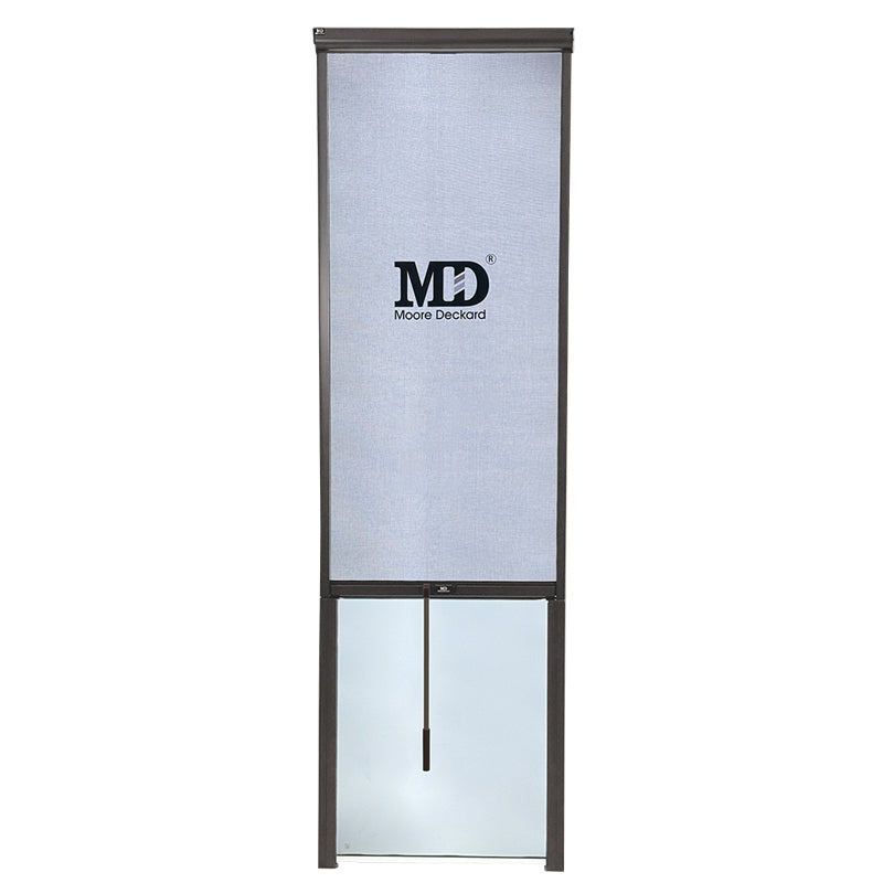 Moore Decckard Rolling Invisible Screen Window with Glass Fencing For Modern Living