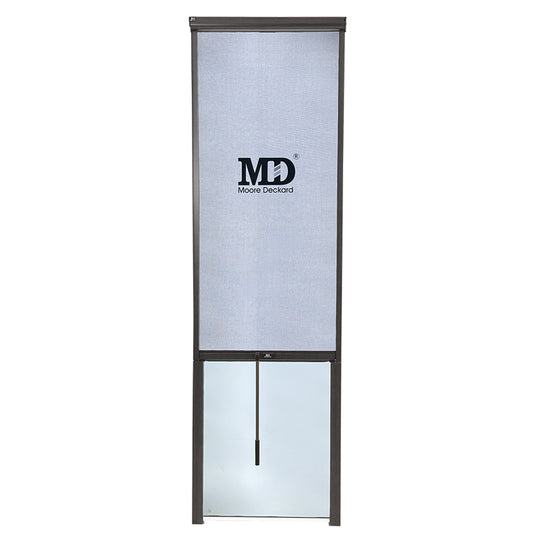 Moore Decckard Rolling Invisible Screen Window with Glass Fencing For Modern Living