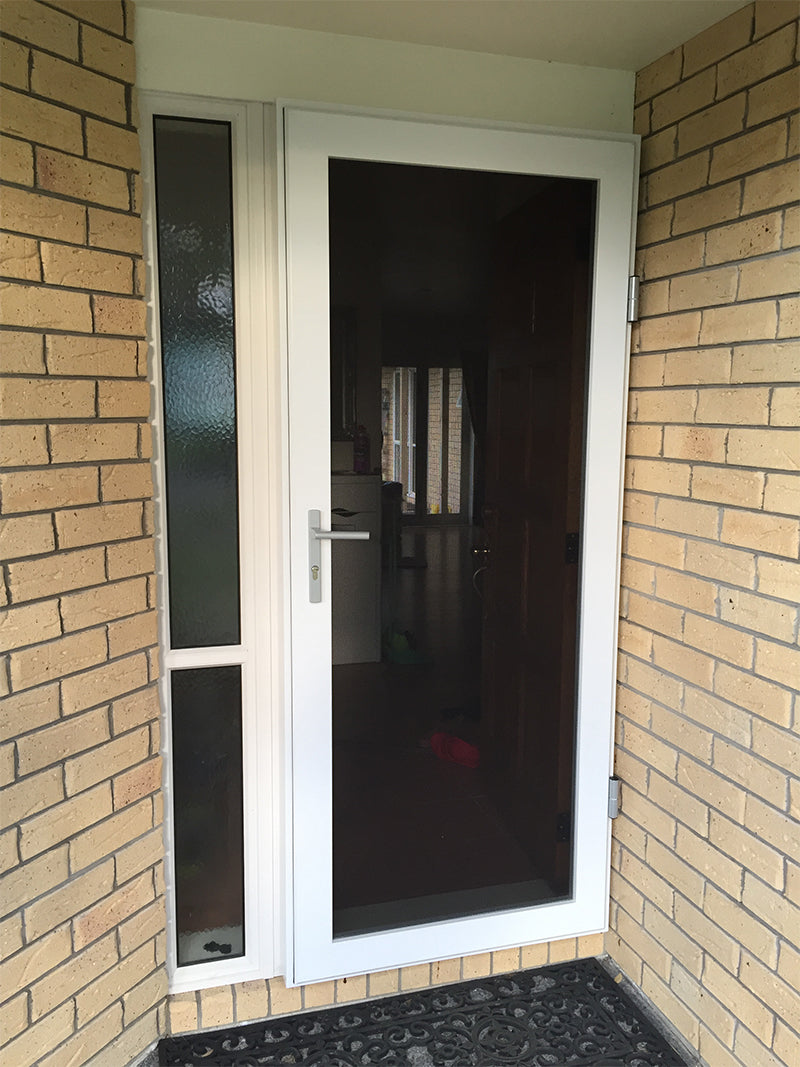 Security Side-Hung Screen Door